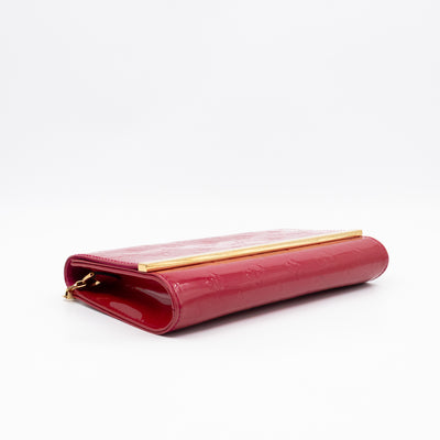 Ana Clutch Vernis Indian Rose