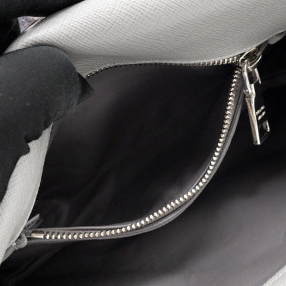 Sound Lock Shoulder Bag Marmo Soft Saffiano Leather