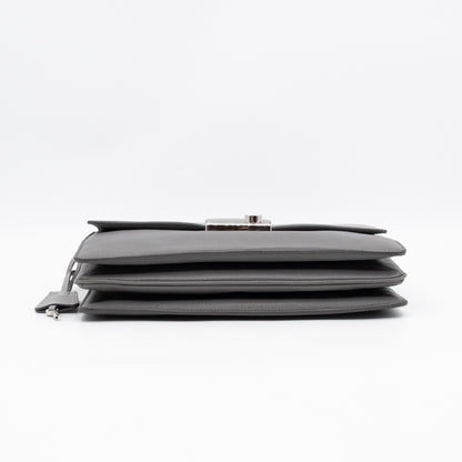 Sound Lock Shoulder Bag Marmo Soft Saffiano Leather