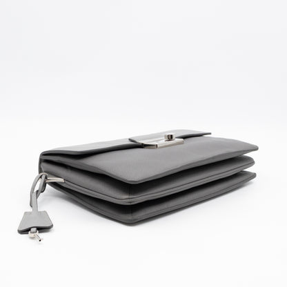 Sound Lock Shoulder Bag Marmo Soft Saffiano Leather