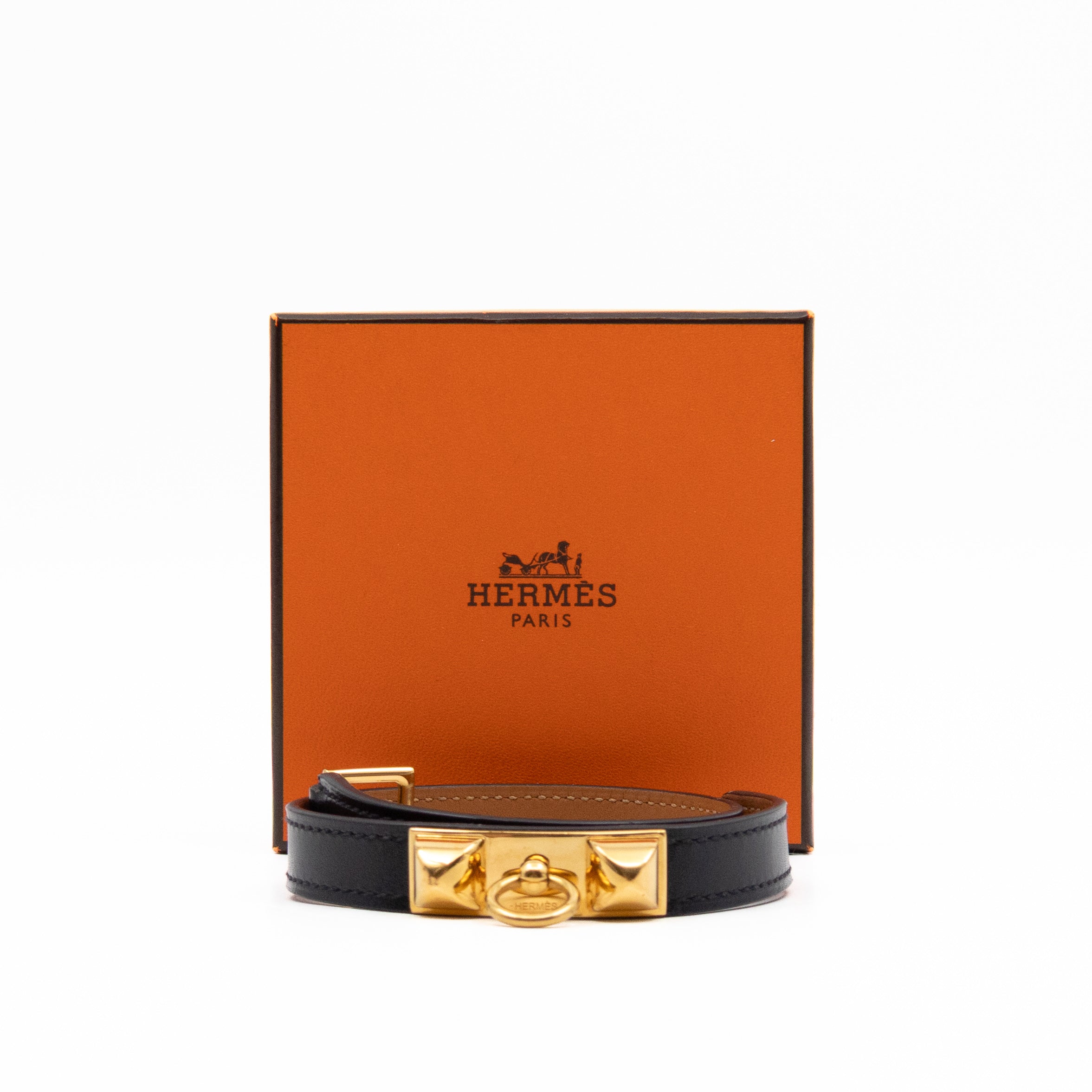 Rivale Double Tour Bracelet Black Leather