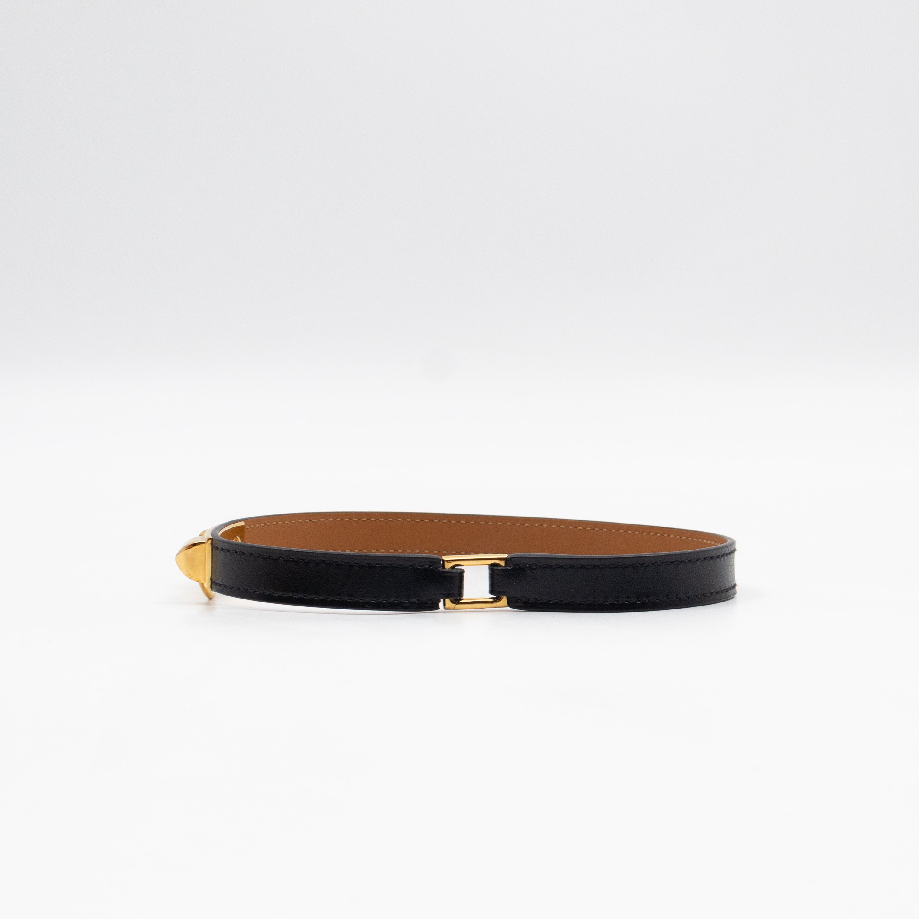 Rivale Double Tour Bracelet Black Leather
