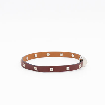 Medor Infini Cloute Double Tour Bracelet Bordeaux Leather