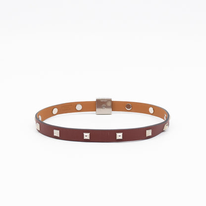 Medor Infini Cloute Double Tour Bracelet Bordeaux Leather