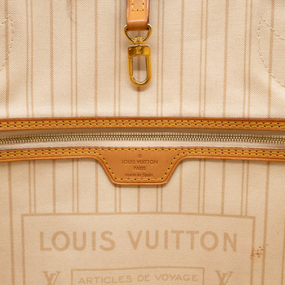 Neverfull MM with Pochette Damier Azur