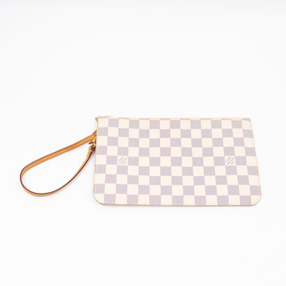 Neverfull MM with Pochette Damier Azur