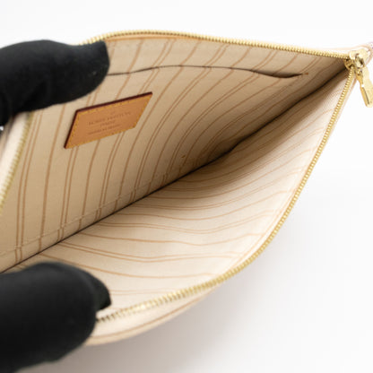 Neverfull MM with Pochette Damier Azur