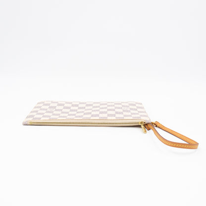 Neverfull MM with Pochette Damier Azur