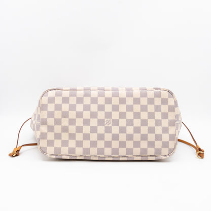 Neverfull MM with Pochette Damier Azur