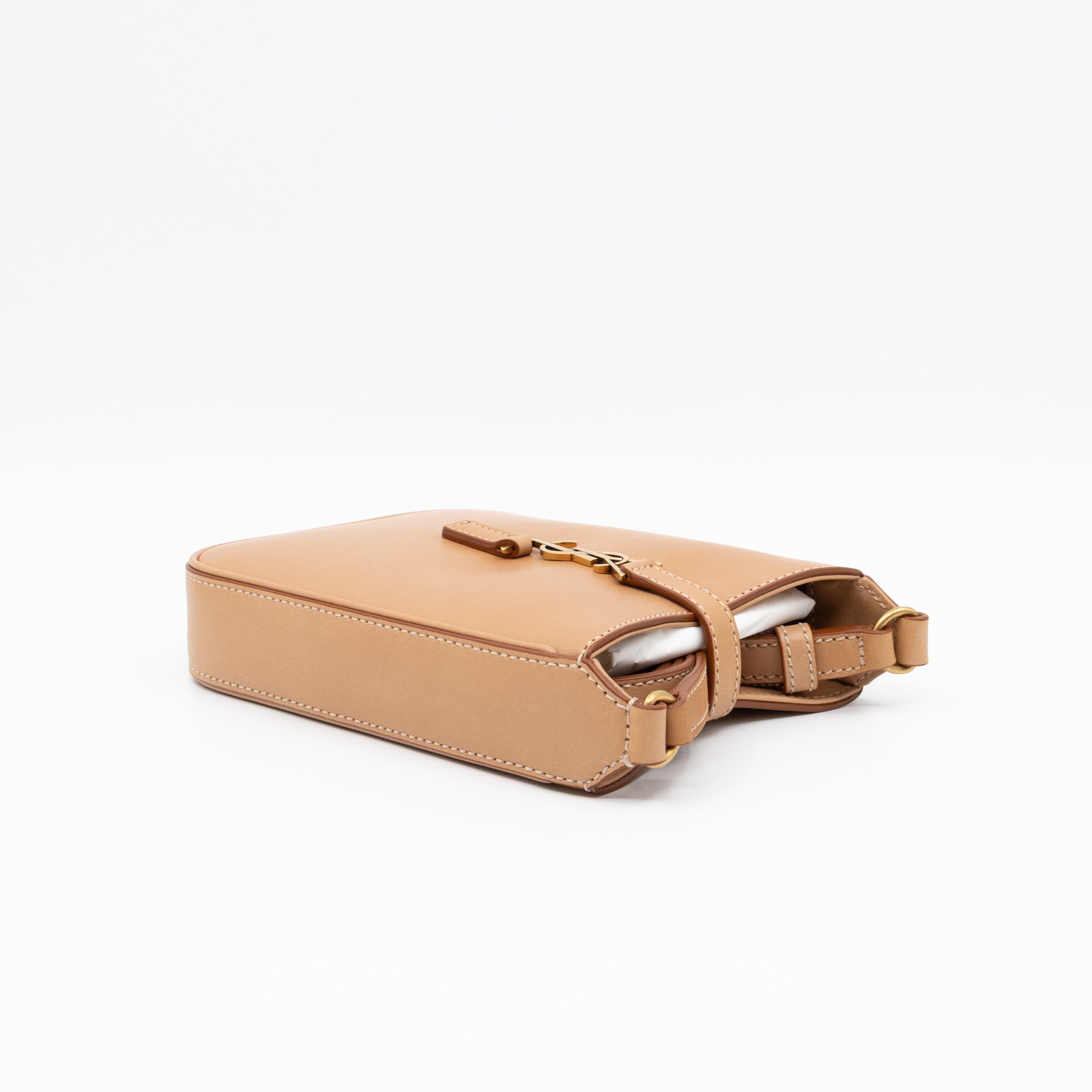 Le 5 À 7 Vertical Smooth Leather Brown