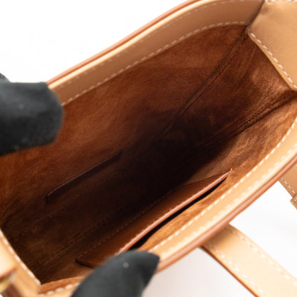 Le 5 À 7 Vertical Smooth Leather Brown