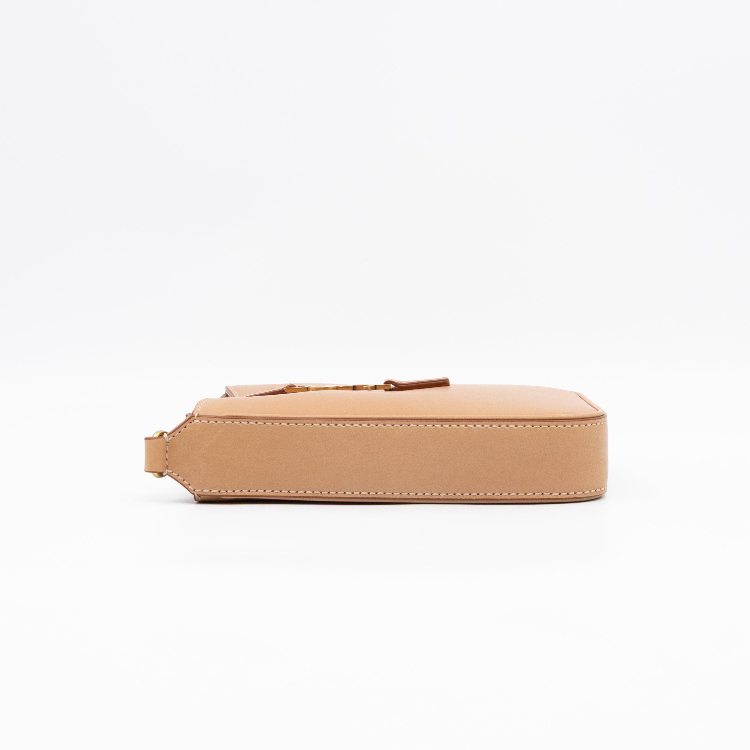 Le 5 À 7 Vertical Smooth Leather Brown