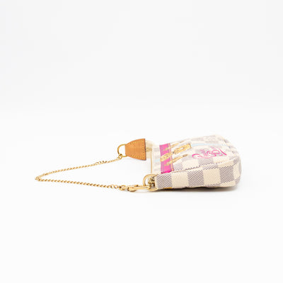 Mini Pochette Accessoires Damier Azur Summer Trunks Puerto Banus