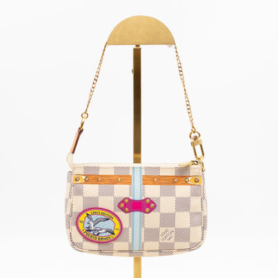 Mini Pochette Accessoires Damier Azur Summer Trunks Puerto Banus