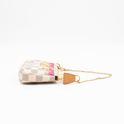 Mini Pochette Accessoires Damier Azur Summer Trunks Puerto Banus