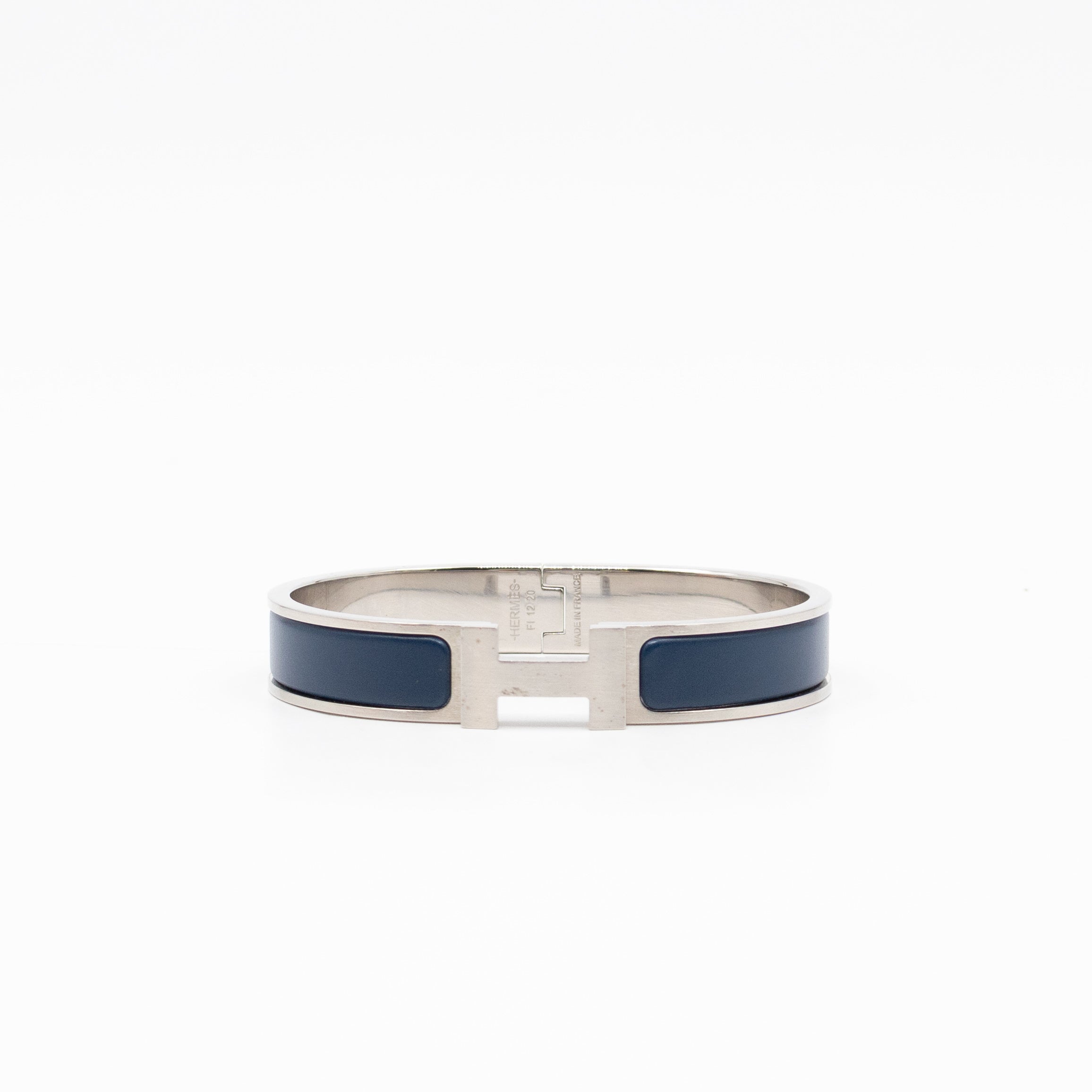Clic HH Bracelet Matte Blue Brushed Palladium