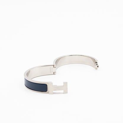 Clic HH Bracelet Matte Blue Brushed Palladium