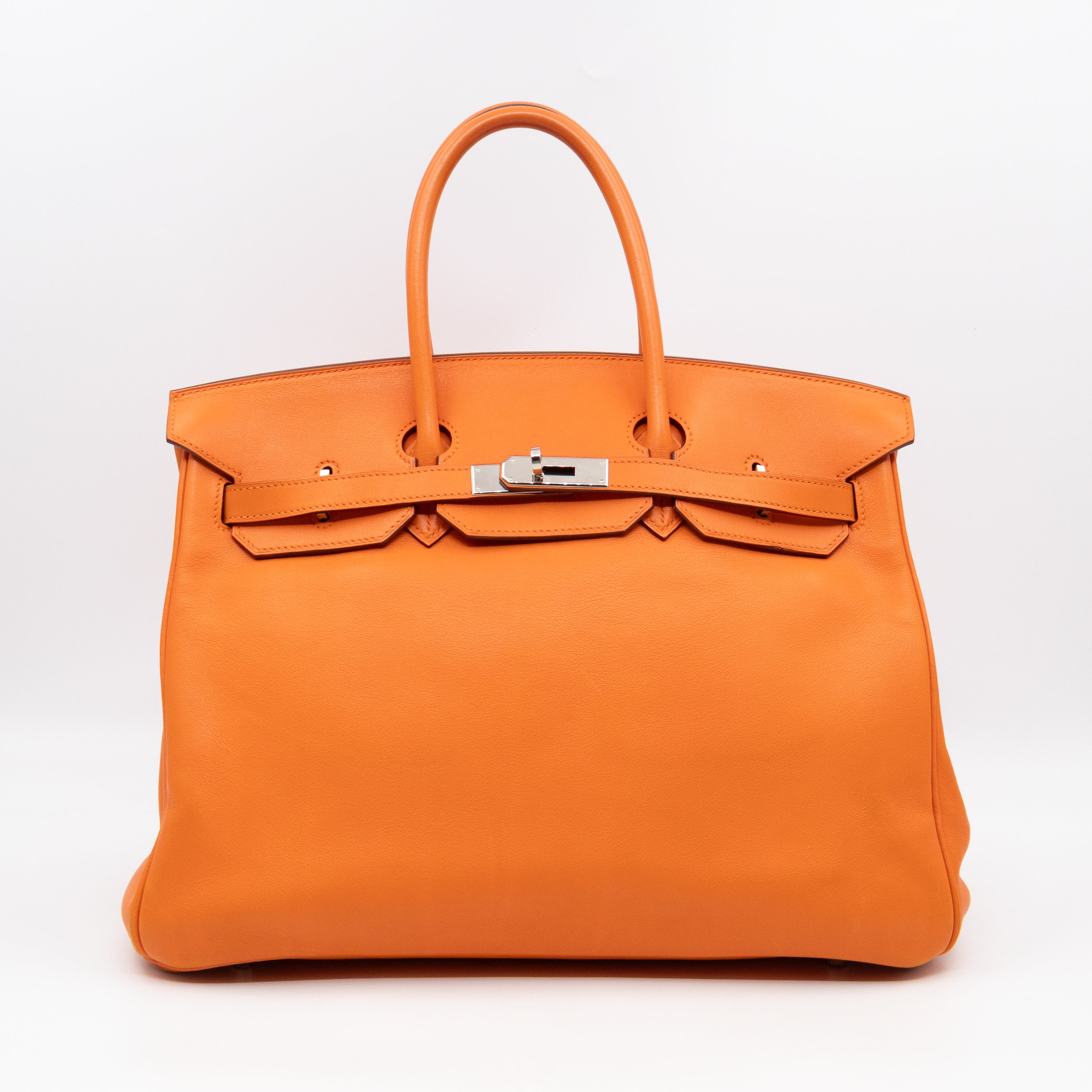 Birkin 35 Hermès Orange Swift Leather