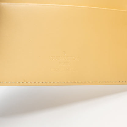 Medium Ring Agenda Cover Vanilla Epi Leather