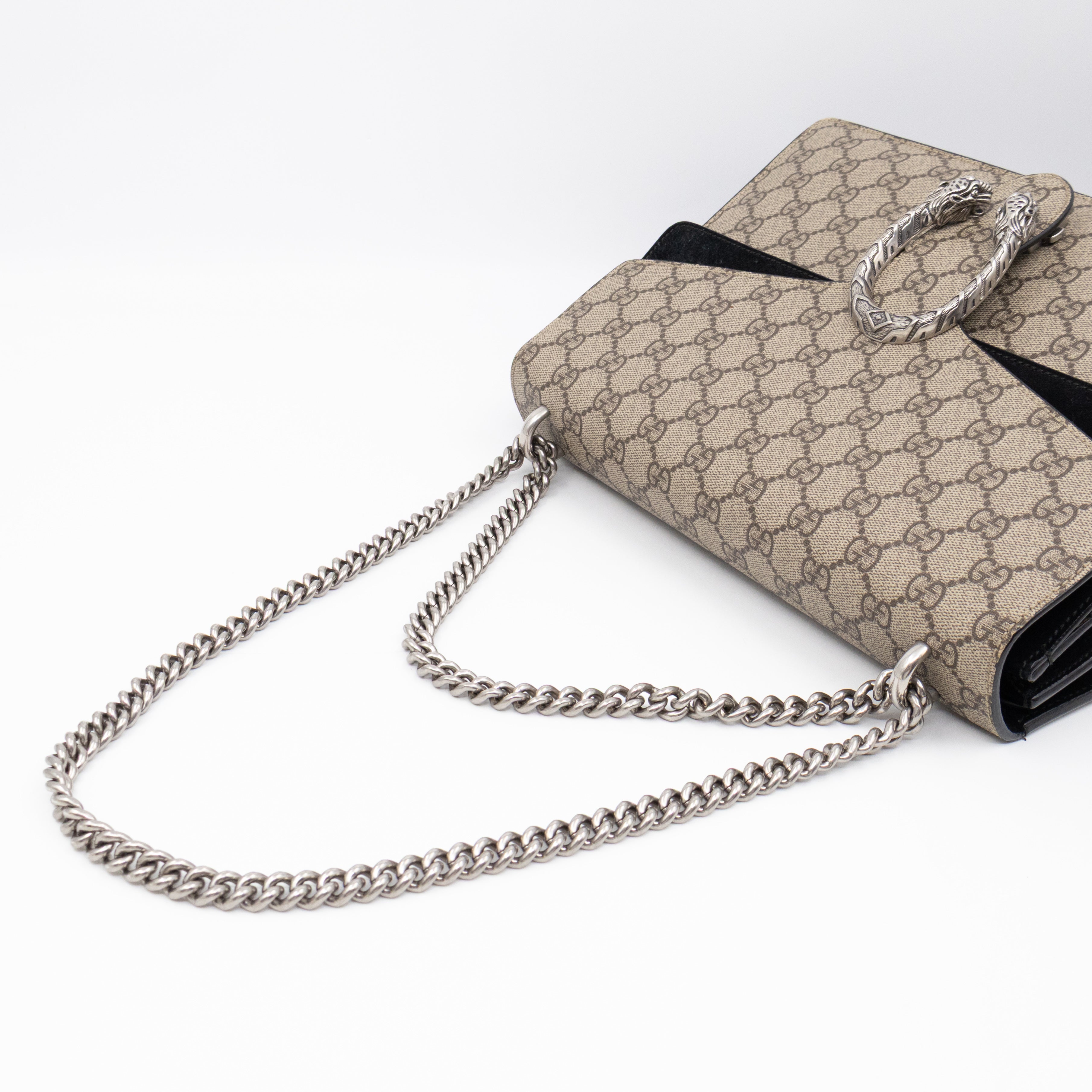 Dionysus Medium GG Supreme Black