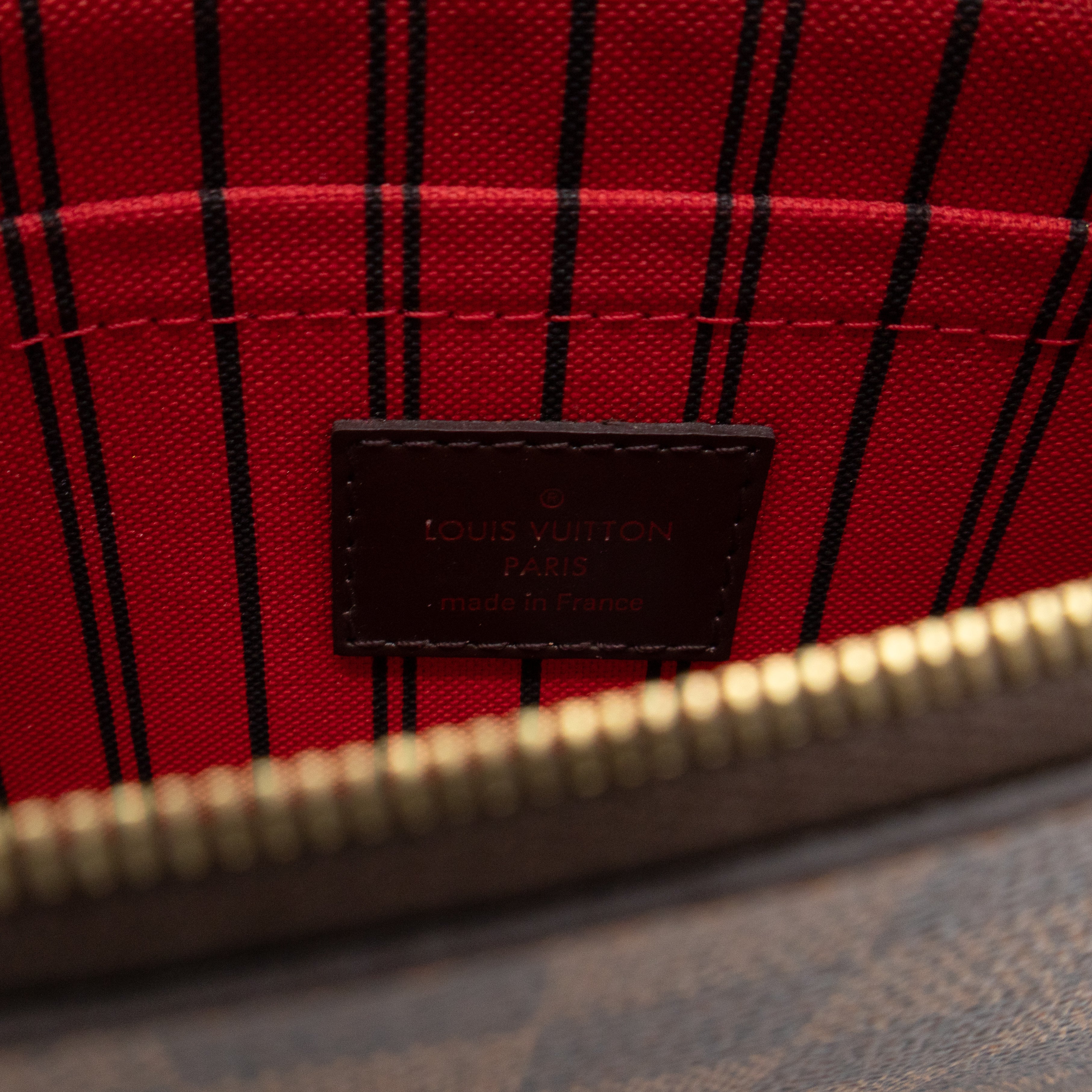 Neverfull Pochette Damier Ebene