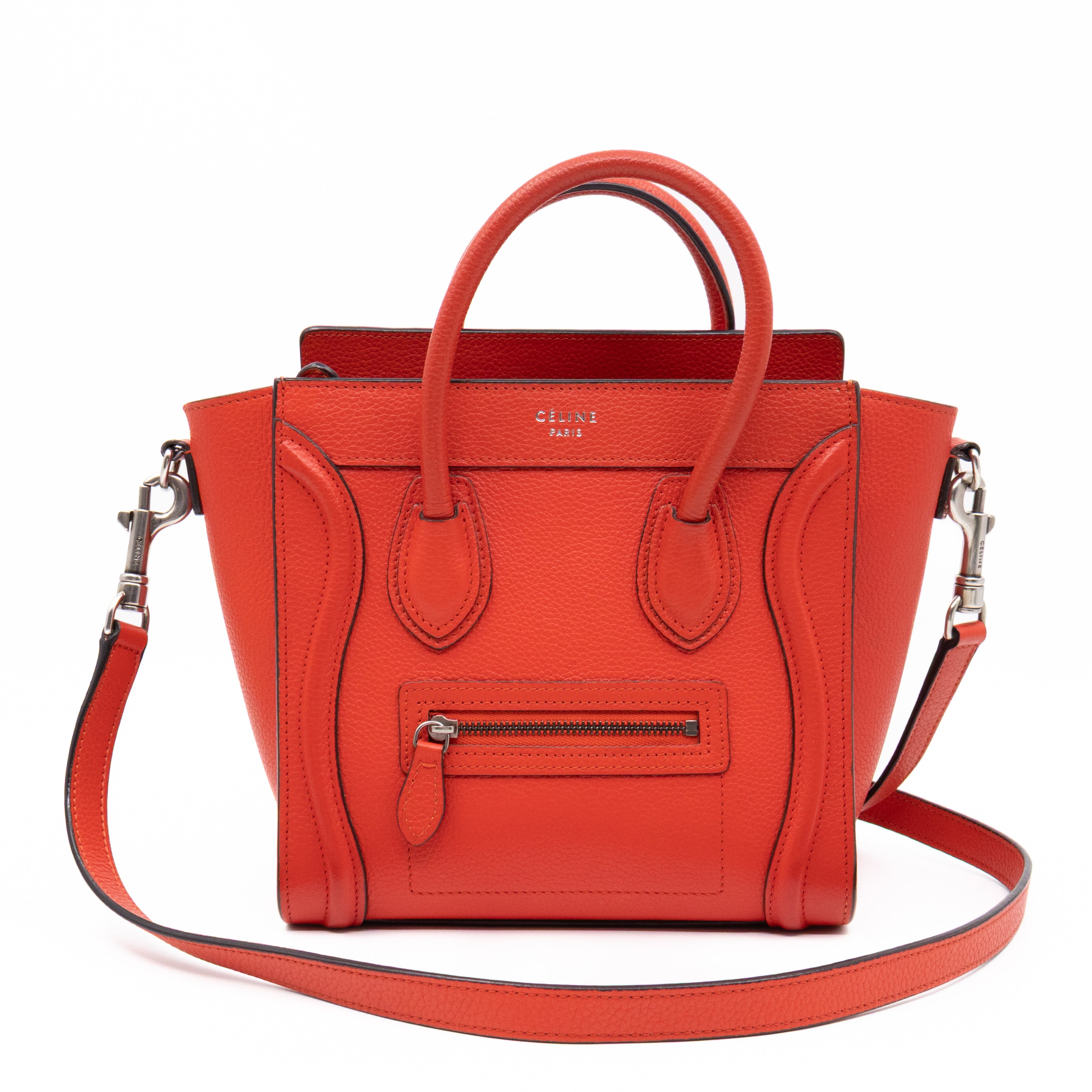 Nano Luggage Terracotta Leather