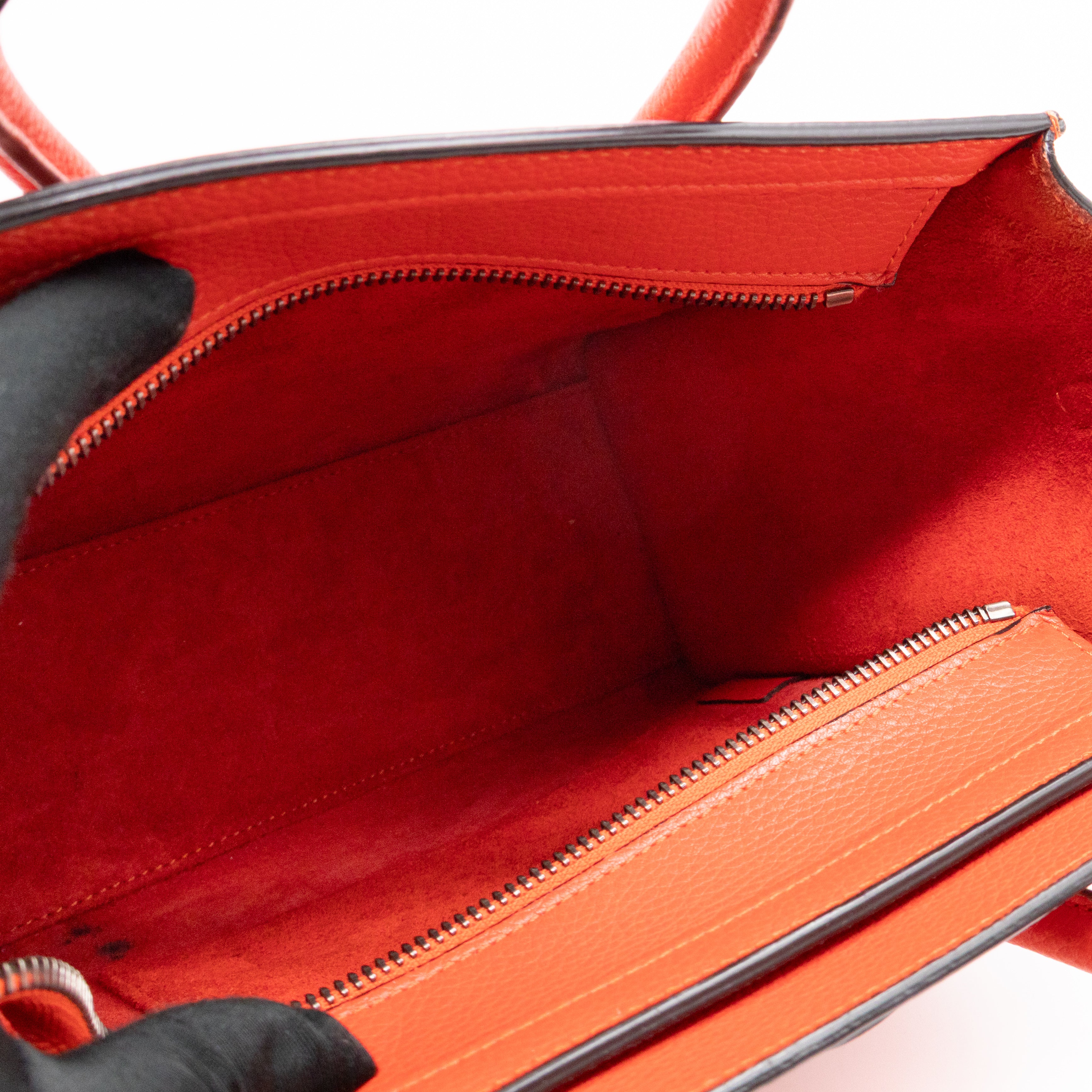 Nano Luggage Terracotta Leather