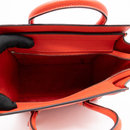 Nano Luggage Terracotta Leather