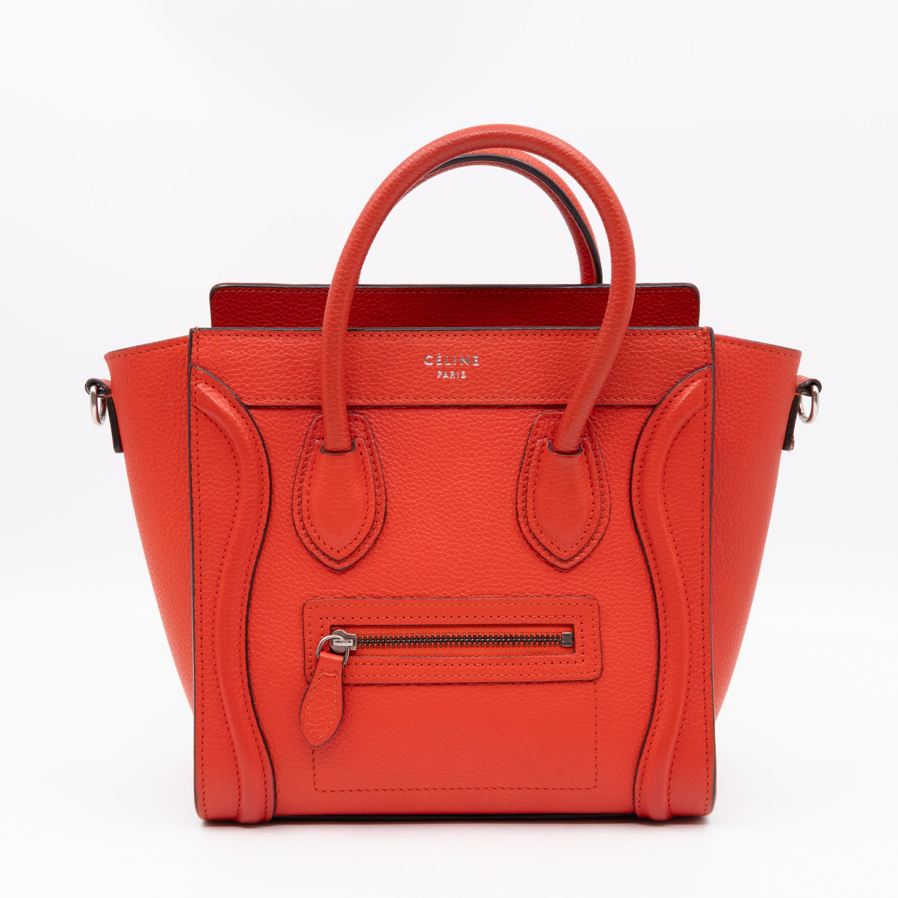 Nano Luggage Terracotta Leather