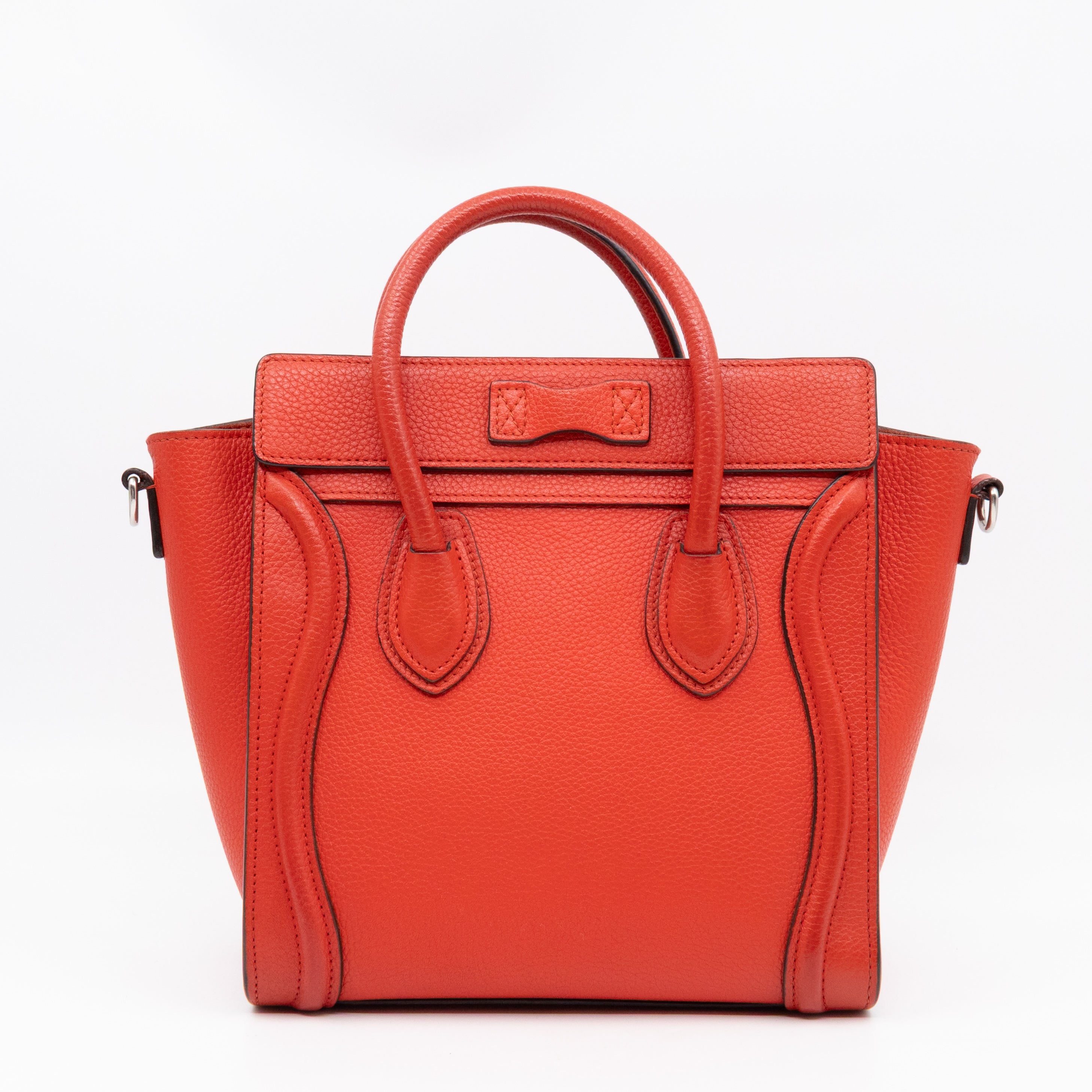 Nano Luggage Terracotta Leather