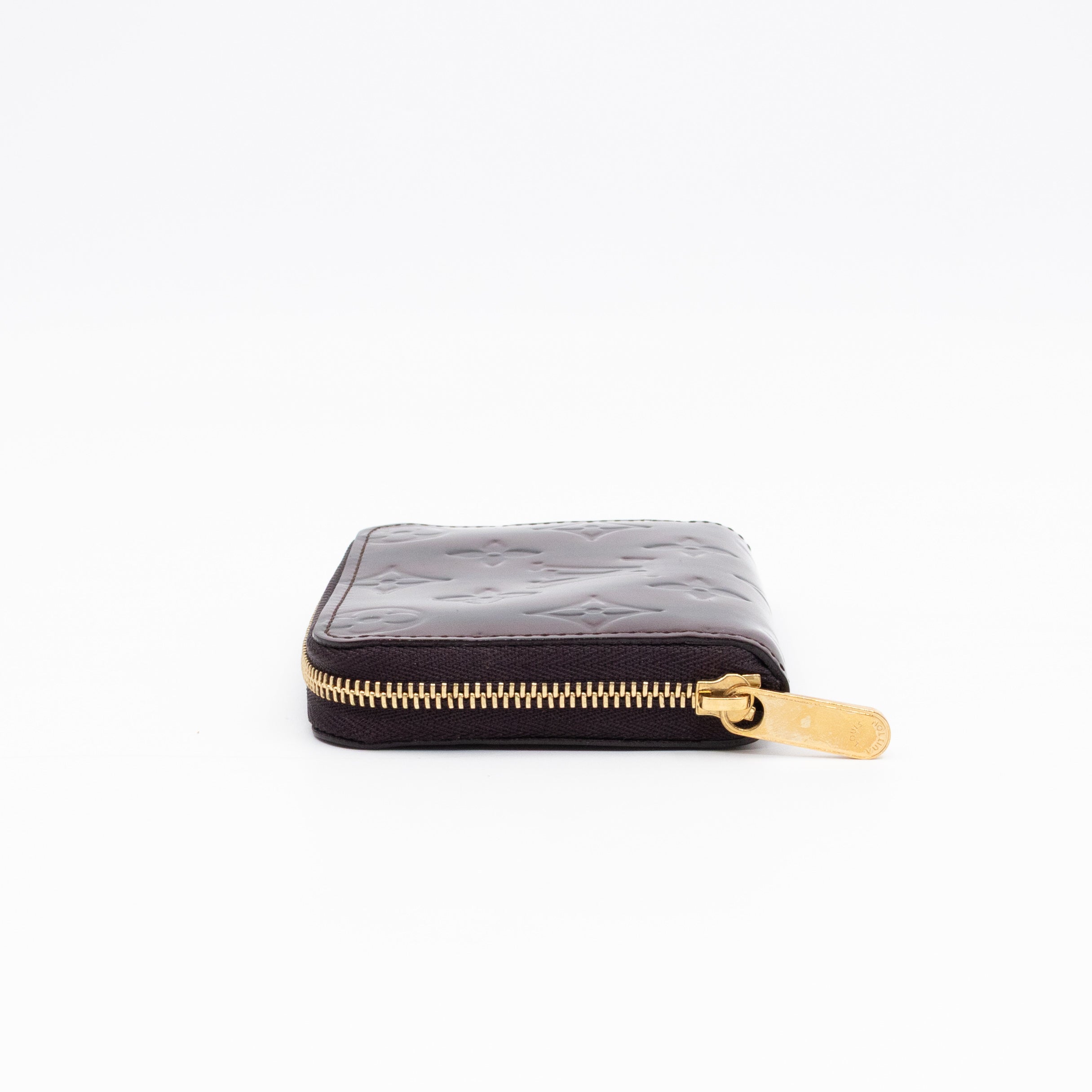 Zippy Coin Purse Vernis Raye Amarante
