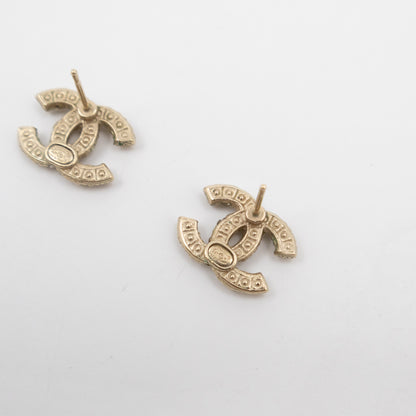 CC Pearls Earrings Gold