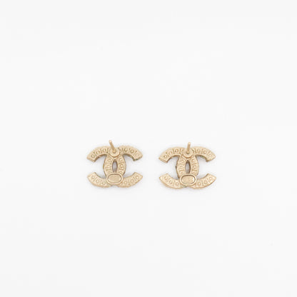 CC Pearls Earrings Gold