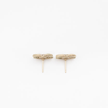 CC Pearls Earrings Gold