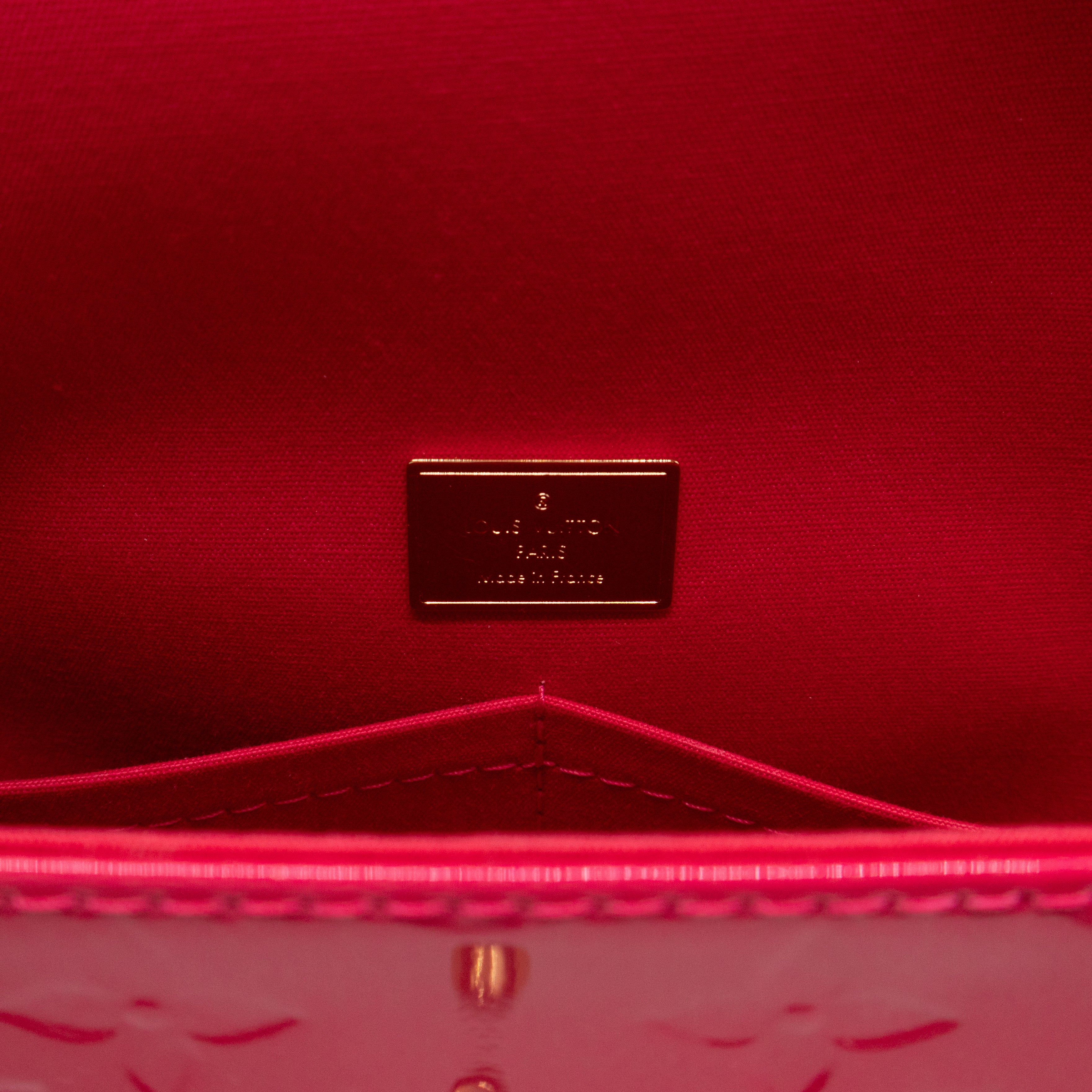 Pasadena Hot Pink Vernis Leather