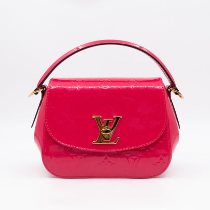 Pasadena Hot Pink Vernis Leather