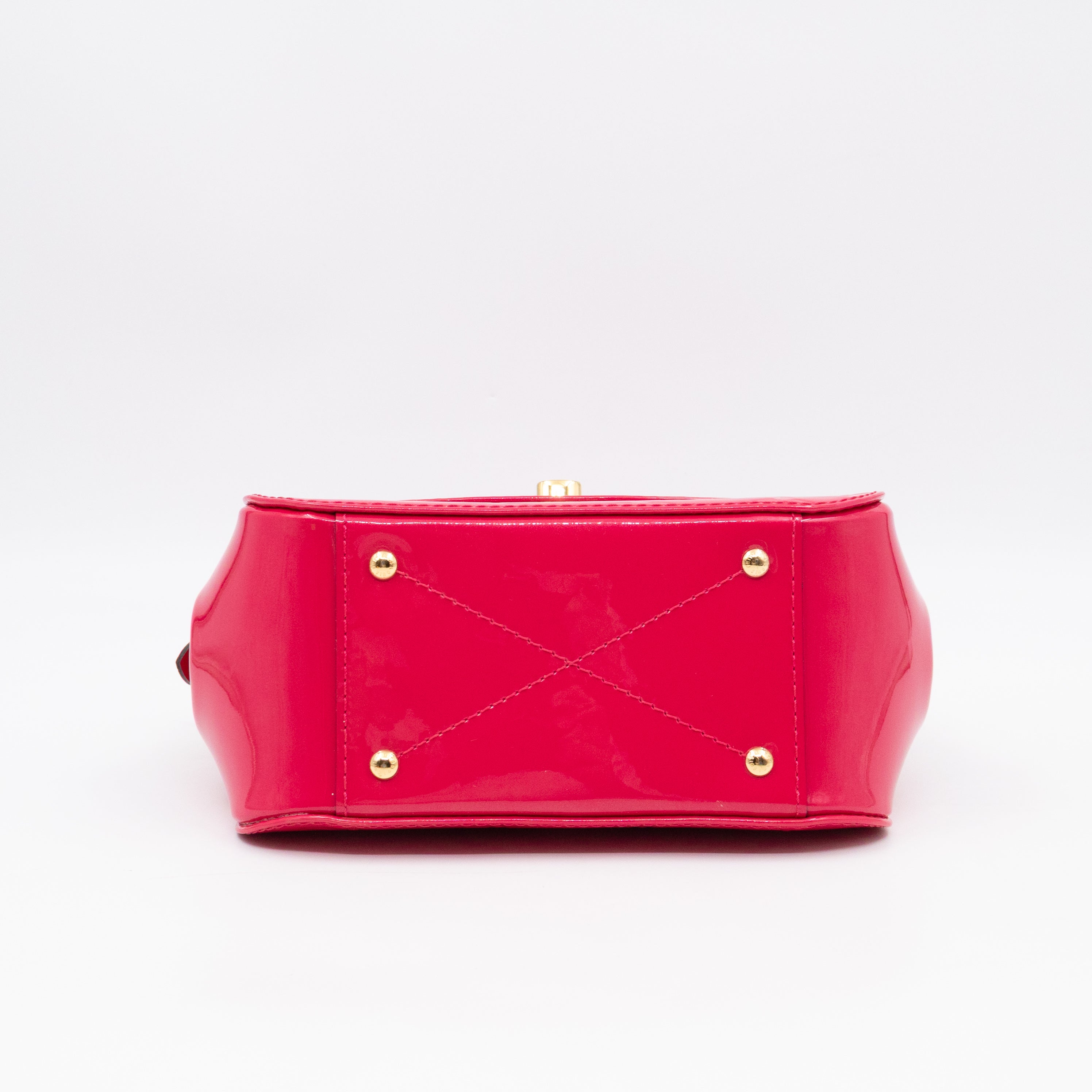 Pasadena Hot Pink Vernis Leather