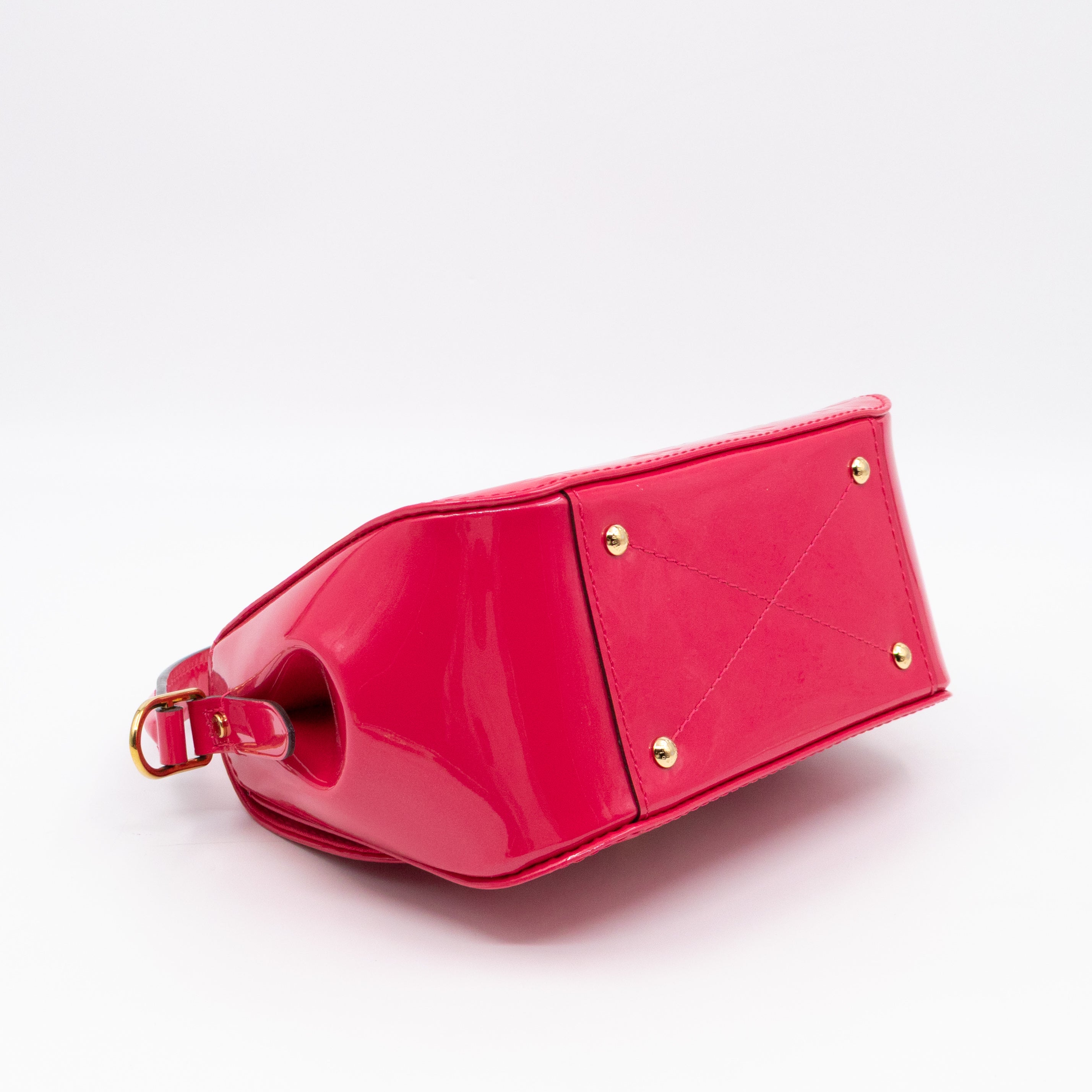 Pasadena Hot Pink Vernis Leather