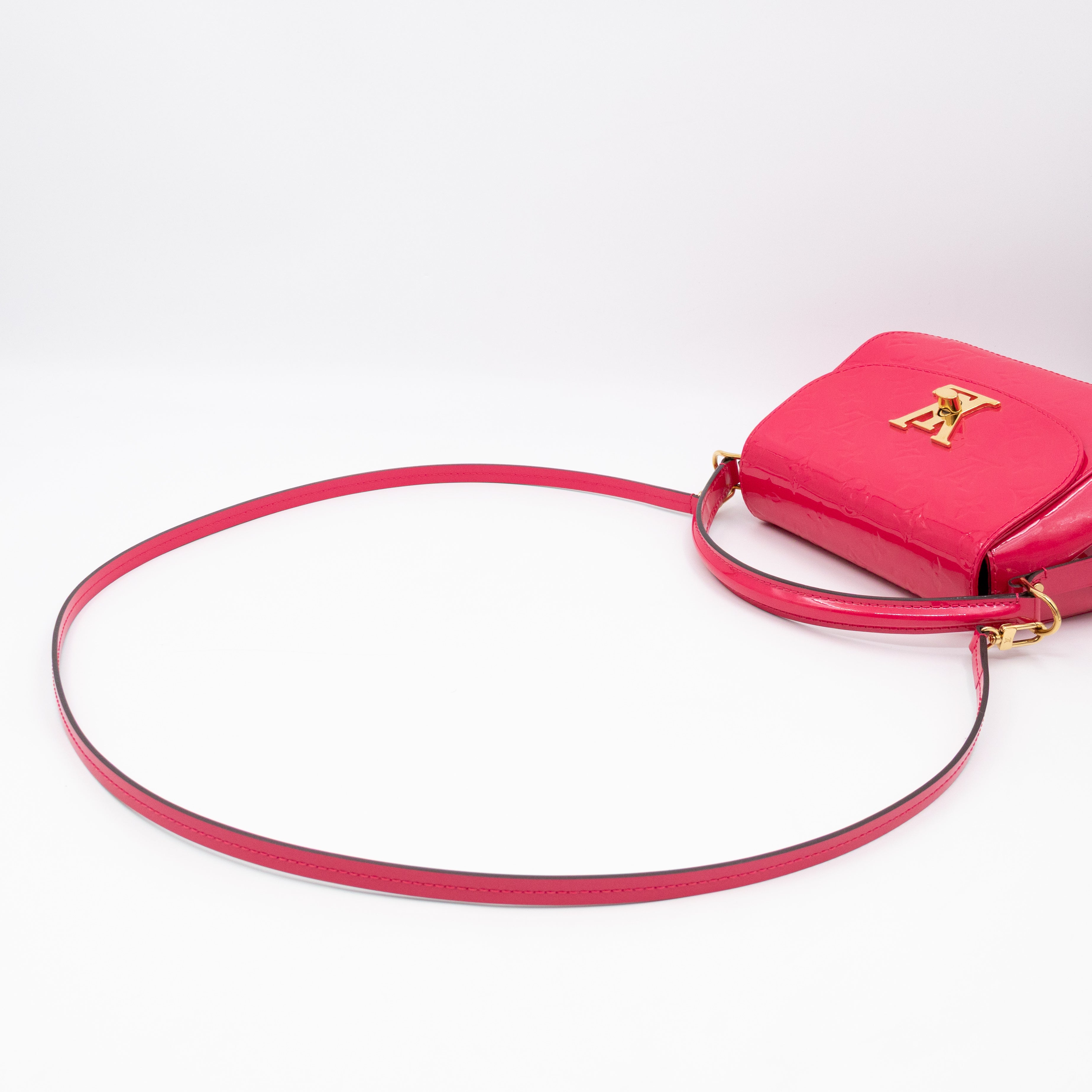 Pasadena Hot Pink Vernis Leather