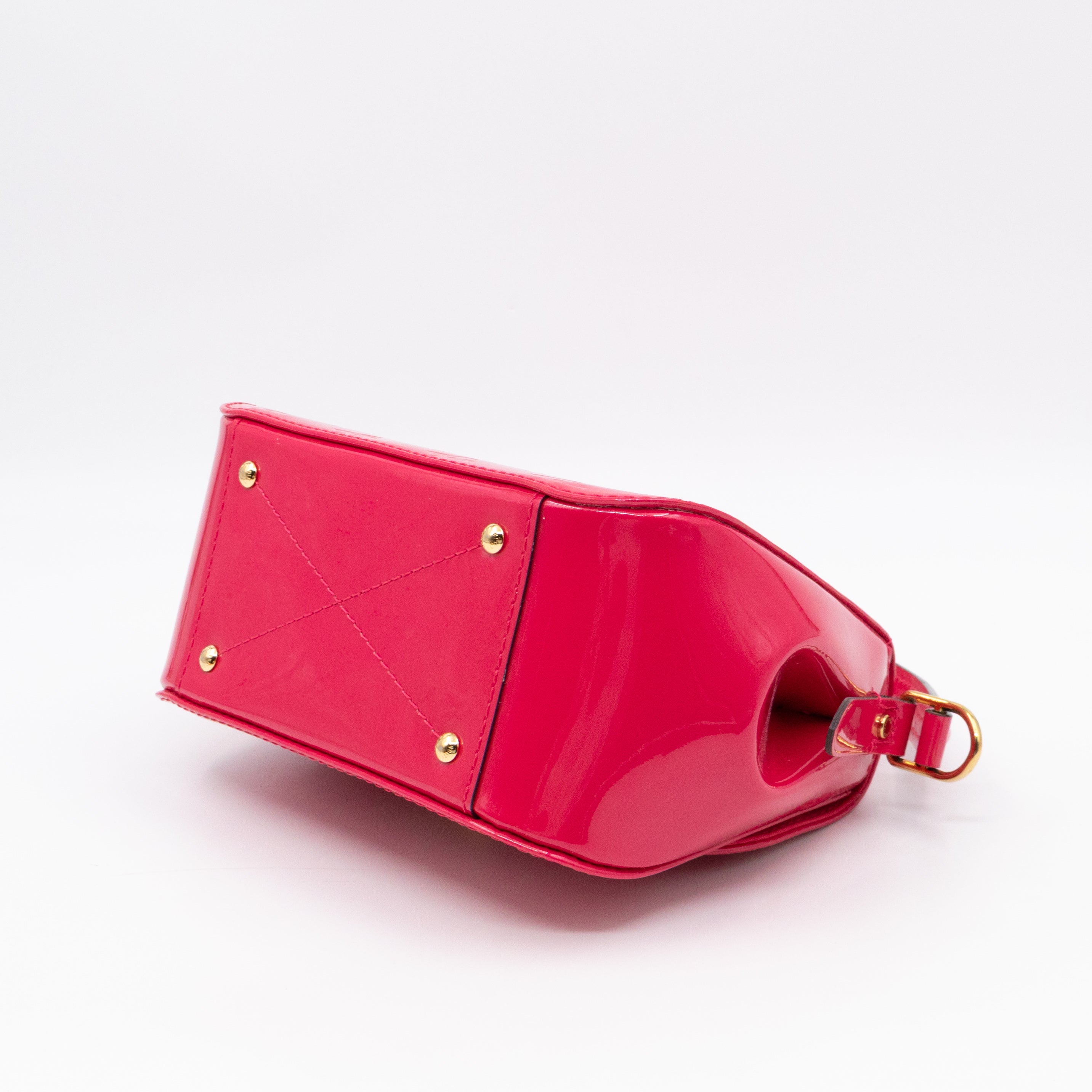 Pasadena Hot Pink Vernis Leather