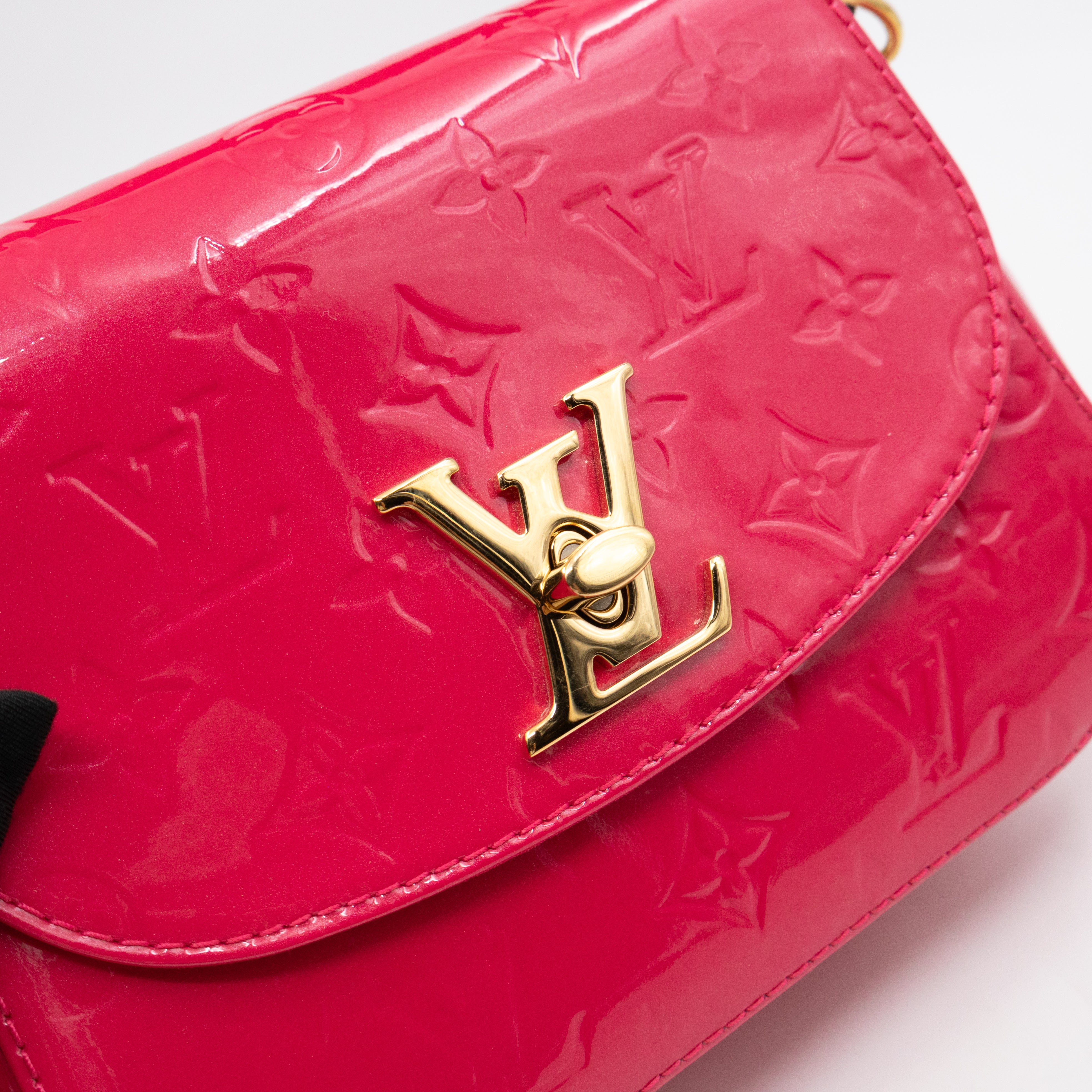 Pasadena Hot Pink Vernis Leather