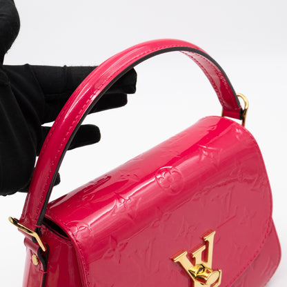 Pasadena Hot Pink Vernis Leather