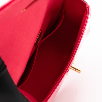 Pasadena Hot Pink Vernis Leather