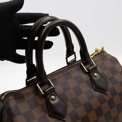 Speedy 25 Bandouliere Damier Ebene
