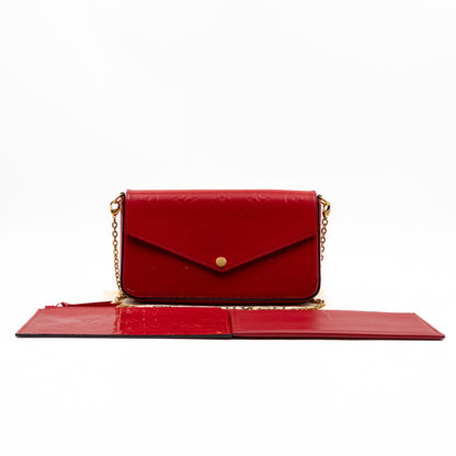 Pochette Felicie Vernis Red