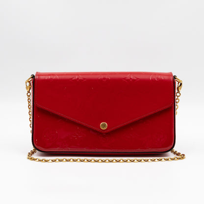 Pochette Felicie Vernis Red