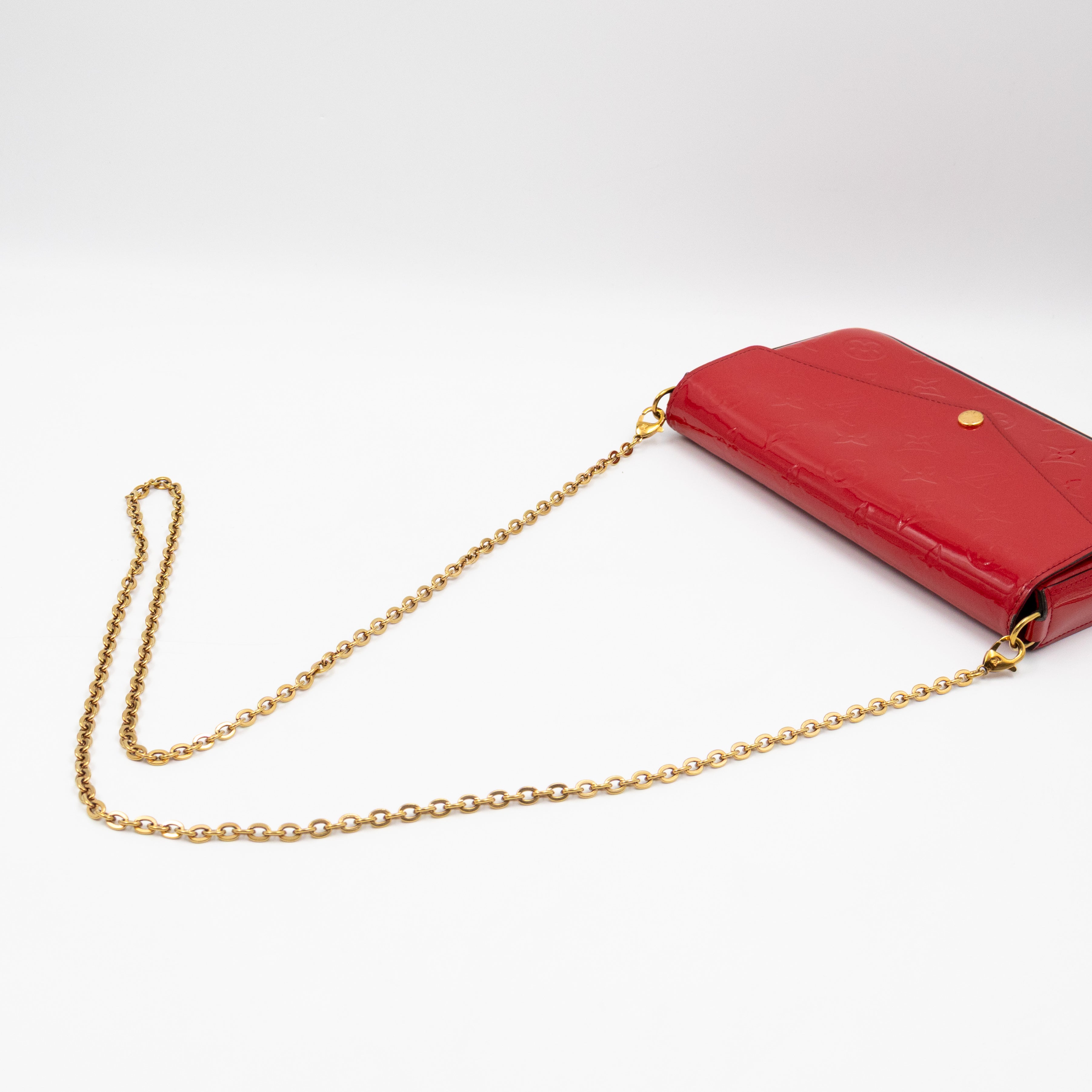Pochette Felicie Vernis Red