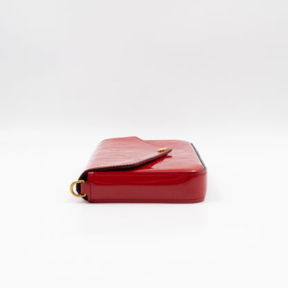 Pochette Felicie Vernis Red