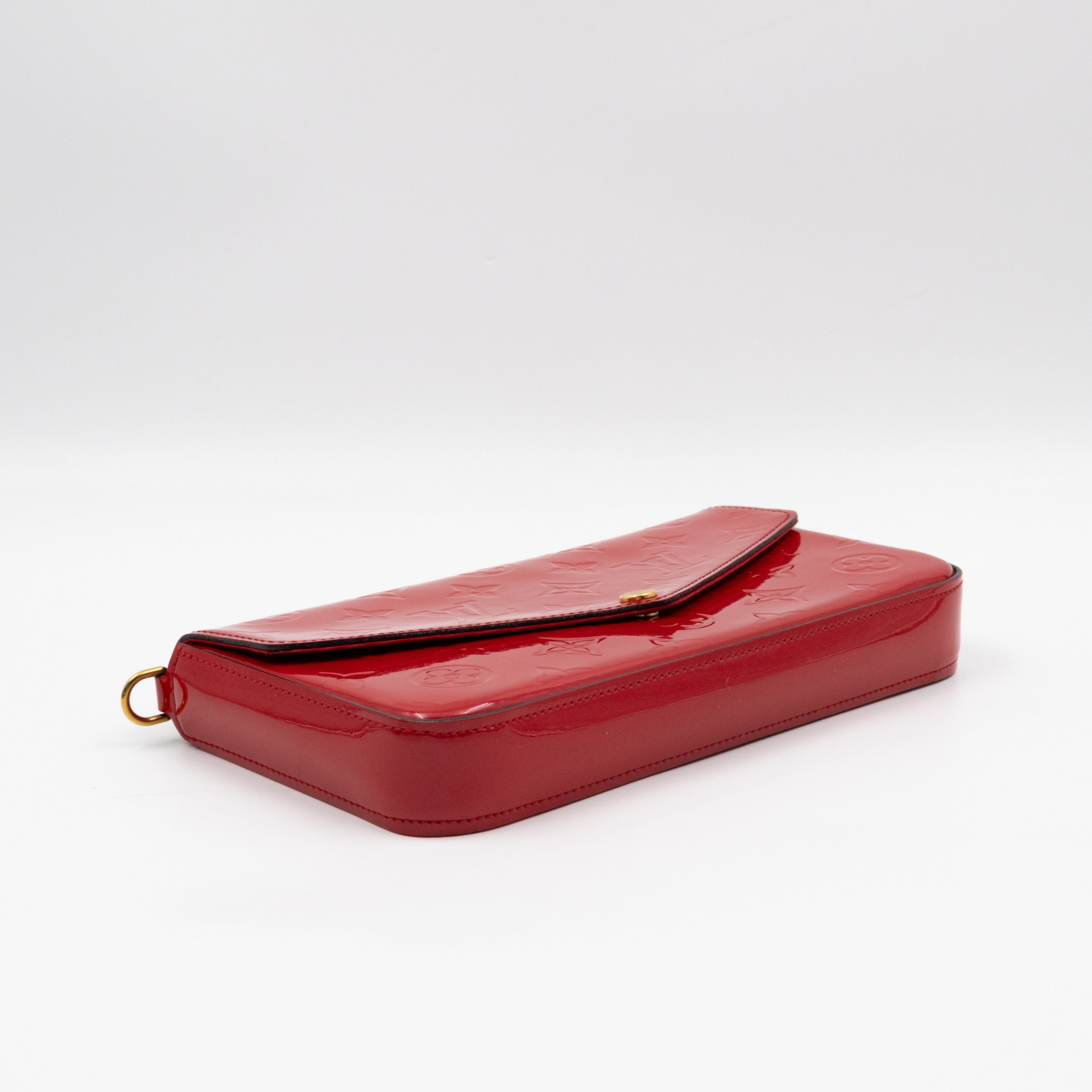 Pochette Felicie Vernis Red