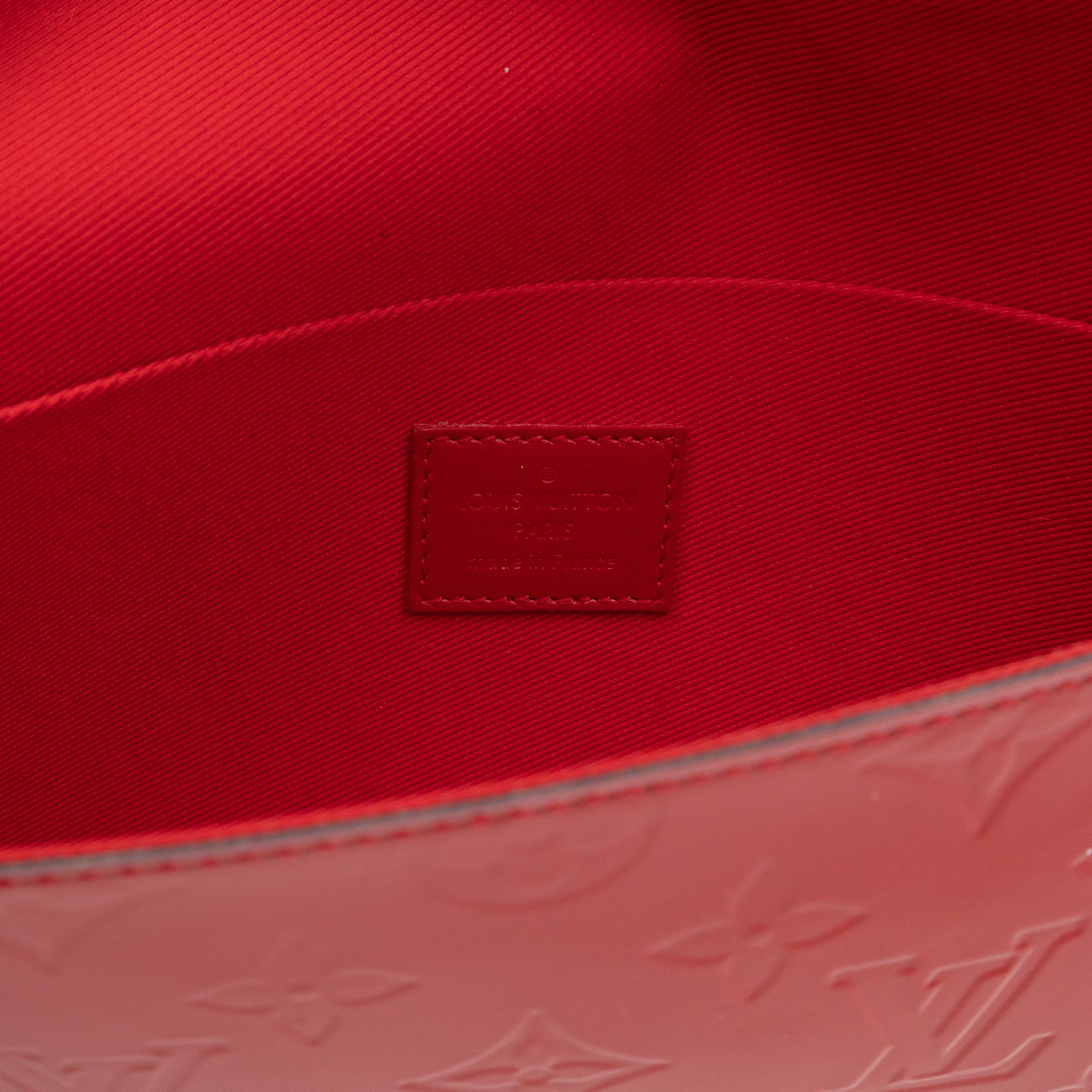 Pochette Felicie Vernis Red